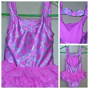 Pink Mermaid Kids Swimsuit